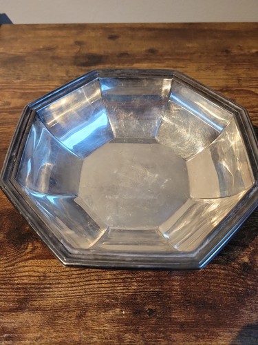 Wallace silver octagon - octagon, bowl